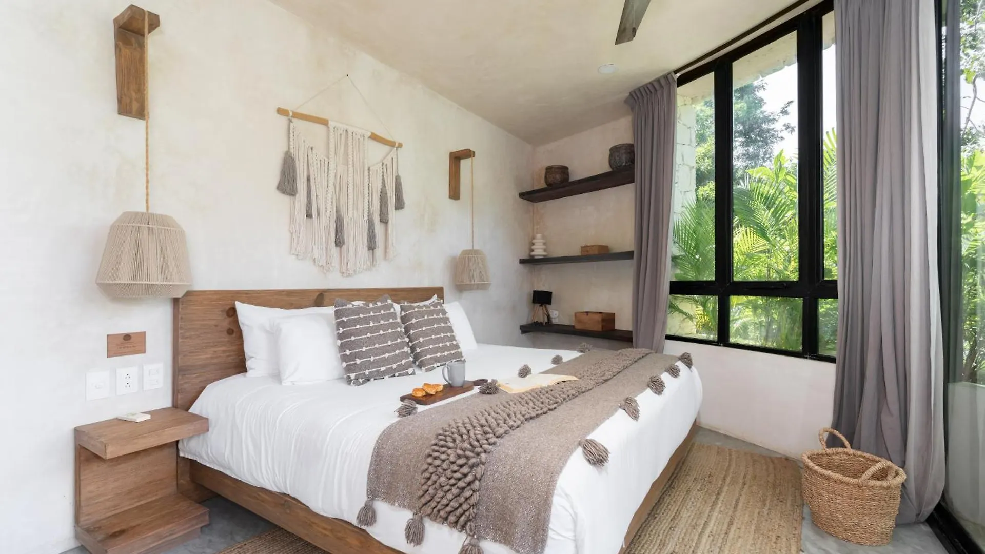 빌라 Auralis Boho Boho Villa-Priv Pool-Concierge-Bbq 3B 툴룸 멕시코